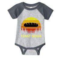 Yeast Mode Funny Bread Maker Pun Quote For Baking Bakers Infant Baby Jersey Bodysuit