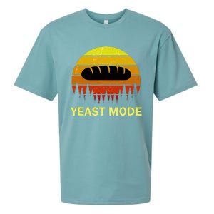 Yeast Mode Funny Bread Maker Pun Quote For Baking Bakers Sueded Cloud Jersey T-Shirt