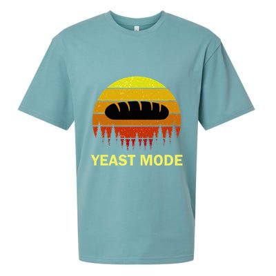 Yeast Mode Funny Bread Maker Pun Quote For Baking Bakers Sueded Cloud Jersey T-Shirt