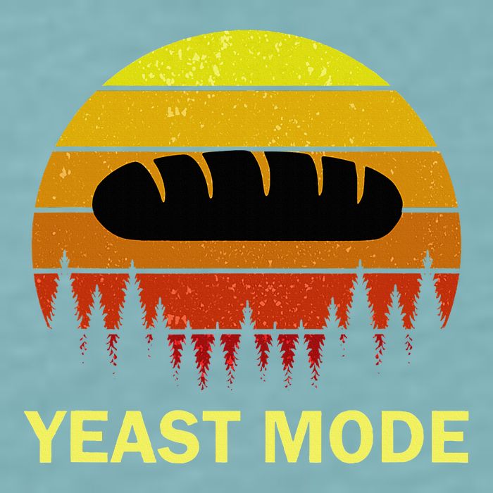 Yeast Mode Funny Bread Maker Pun Quote For Baking Bakers Sueded Cloud Jersey T-Shirt