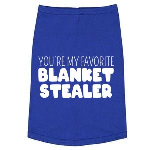 You're My Favorite Blanket Stealer Funny Marriage Love Gift Doggie Tank