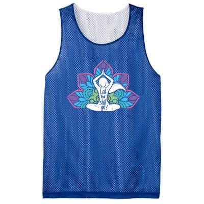 Yoga Meaningful Gift Let That Shmeaningful Giftit Go Colorful Gift Mesh Reversible Basketball Jersey Tank