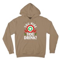 You Miss Game You Drink Game Ugly Christmas Sweater Funny Hoodie