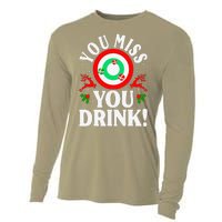 You Miss Game You Drink Game Ugly Christmas Sweater Funny Cooling Performance Long Sleeve Crew