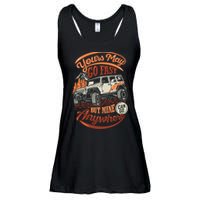YOUR MAY GO FAST BUT MINE CAN GO ANYWHERE Ladies Essential Flowy Tank