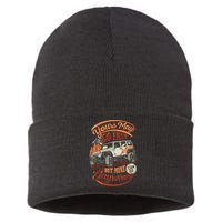 YOUR MAY GO FAST BUT MINE CAN GO ANYWHERE Sustainable Knit Beanie
