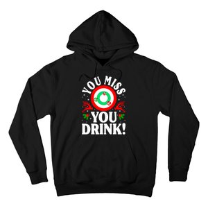 You Miss Game You Drink Game Ugly Christmas Sweater Funny Hoodie