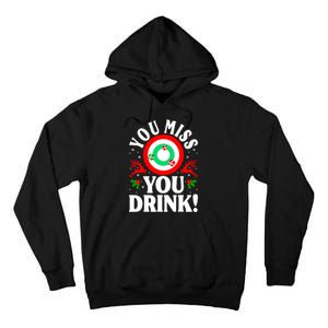 You Miss Game You Drink Game Ugly Christmas Sweater Funny Tall Hoodie