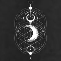 Yoga Magic Geometry Ying Yang Sun And Moon Cool Gift 7 Panel Mesh Trucker Snapback Hat