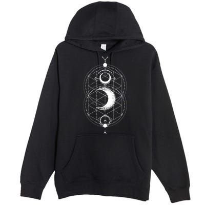 Yoga Magic Geometry Ying Yang Sun And Moon Cool Gift Premium Pullover Hoodie