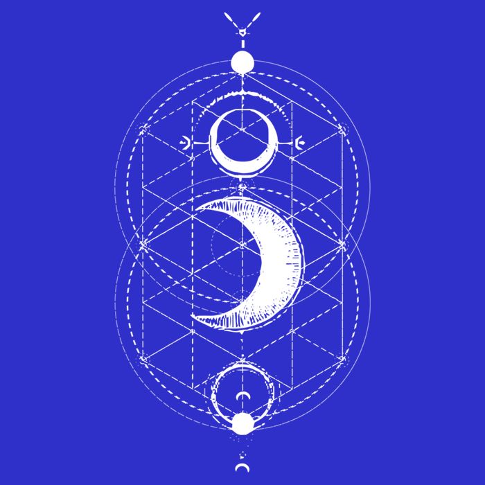 Yoga Magic Geometry Ying Yang Sun And Moon Cool Gift Apron
