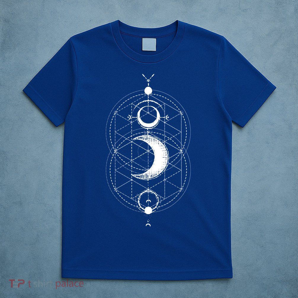 Yoga Magic Geometry Ying Yang Sun And Moon Cool Gift T-Shirt
