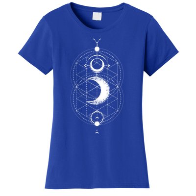 Yoga Magic Geometry Ying Yang Sun And Moon Cool Gift Women's T-Shirt