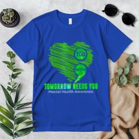 You Matter Heart Retro Tal Health Awareness Meaningful Gift Premium T-Shirt