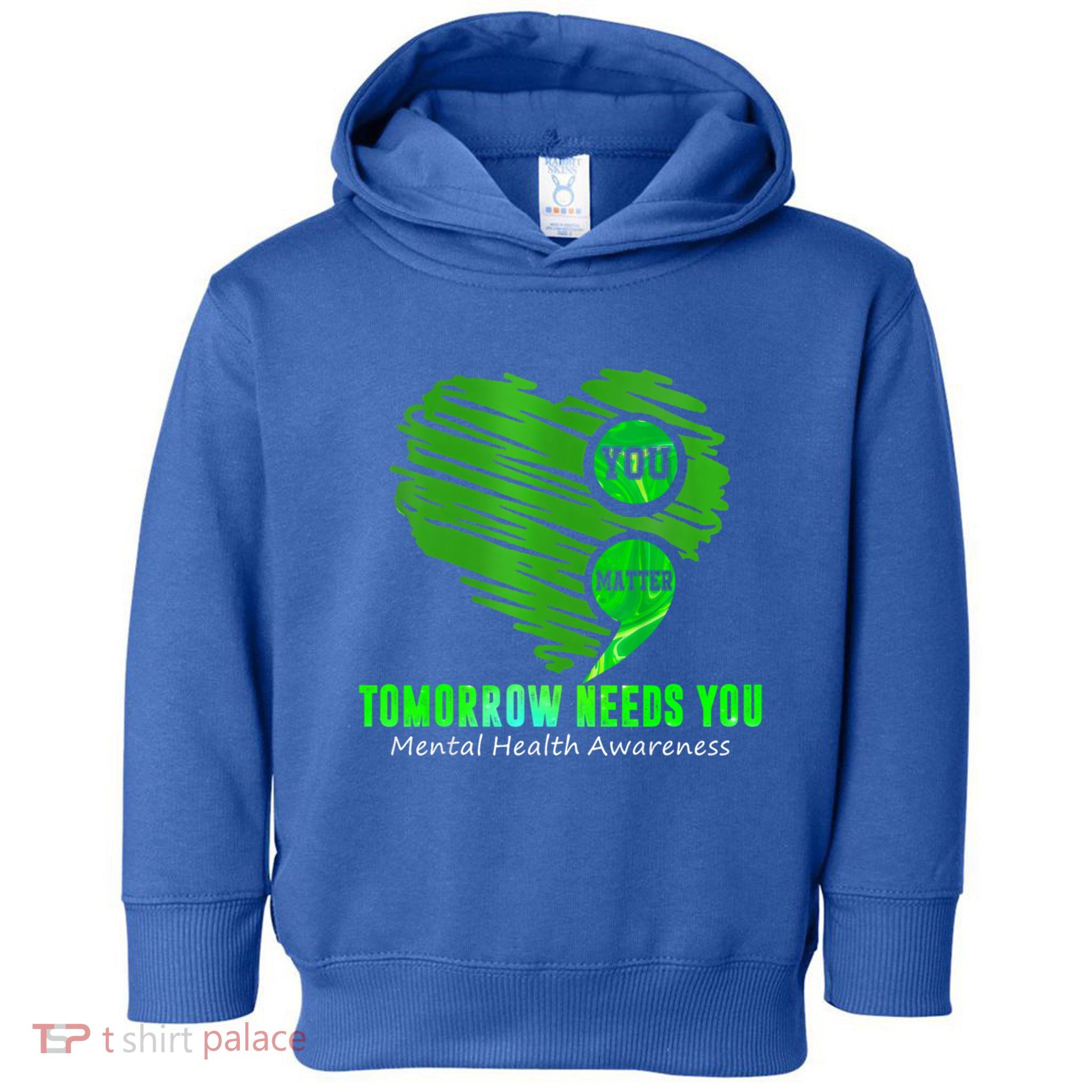 You Matter Heart Retro Tal Health Awareness Meaningful Gift Toddler Hoodie