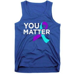 You Matter Happy Suicide Awareness Support Graphic Meaningful Gift Tank Top