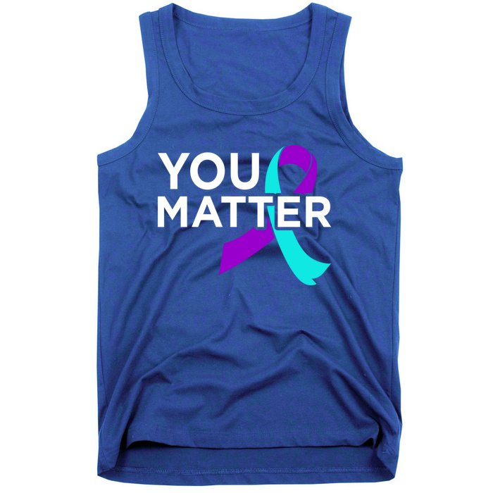 You Matter Happy Suicide Awareness Support Graphic Meaningful Gift Tank Top