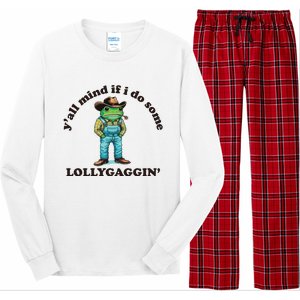 YAll Mind If I Do Some Lollygagging Long Sleeve Pajama Set