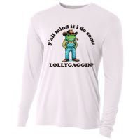 YAll Mind If I Do Some Lollygagging Cooling Performance Long Sleeve Crew