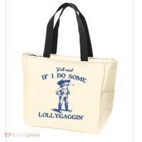 YAll Mind If I Do Some Lollygagging Cowboy Frog Zip Tote Bag