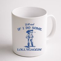 YAll Mind If I Do Some Lollygagging Cowboy Frog Coffee Mug