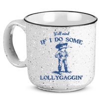 YAll Mind If I Do Some Lollygagging Cowboy Frog 15oz Campfire Ceramic Mug