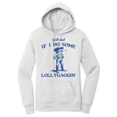 YAll Mind If I Do Some Lollygagging Cowboy Frog Women's Pullover Hoodie