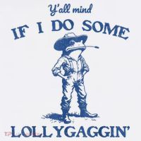 YAll Mind If I Do Some Lollygagging Cowboy Frog Golf Towel