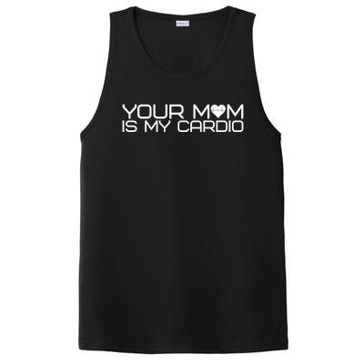 Your Mom Is My Cardio Heartbeat I Love Hot Moms Gift PosiCharge Competitor Tank