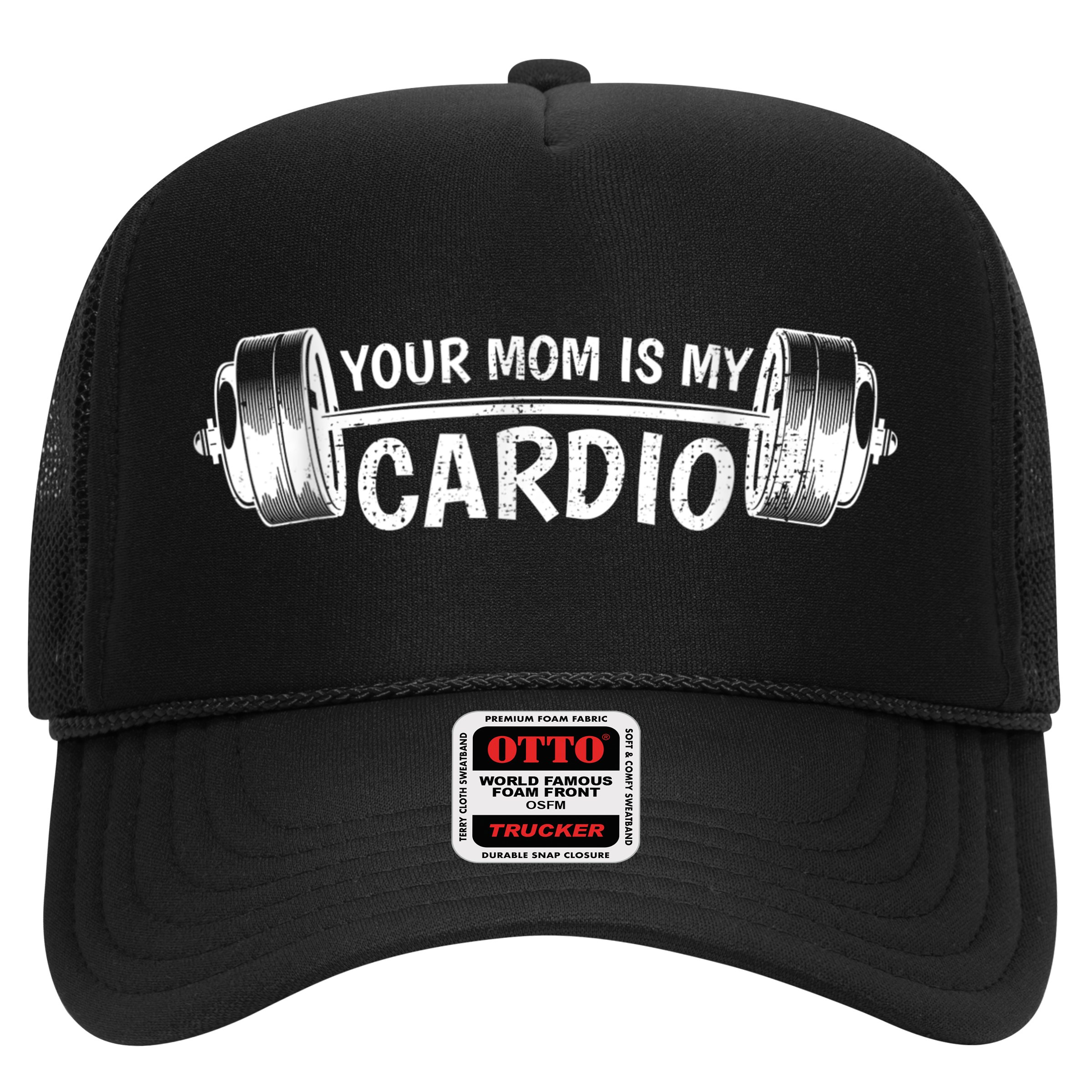 Your Mom Is My Cardio Gym, Muscular, Working Out, Fitness Hat