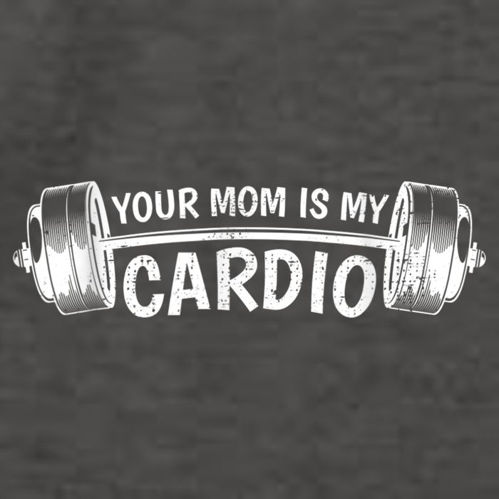 Your Mom Is My Cardio Gym, Muscular, Working Out, Fitness Vector Backpack