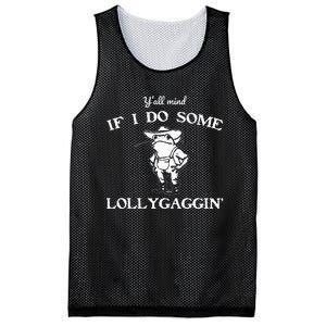 YAll Mind If I Do Some Lollygaggin Funny Frog Mesh Reversible Basketball Jersey Tank