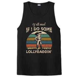 YAll Mind If I Do Some Lollygagging Funny Cowboy Frog PosiCharge Competitor Tank