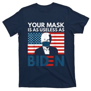 Your Mask Is As Useless as Biden Anti Biden Sucks Political T-Shirt