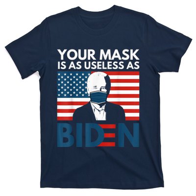 Your Mask Is As Useless as Biden Anti Biden Sucks Political T-Shirt