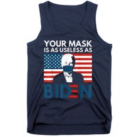 Your Mask Is As Useless as Biden Anti Biden Sucks Political Tank Top