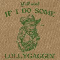 YAll Mind If I Do Some Lollygagging Funny Cowboy Frog Cotton Canvas Backpack