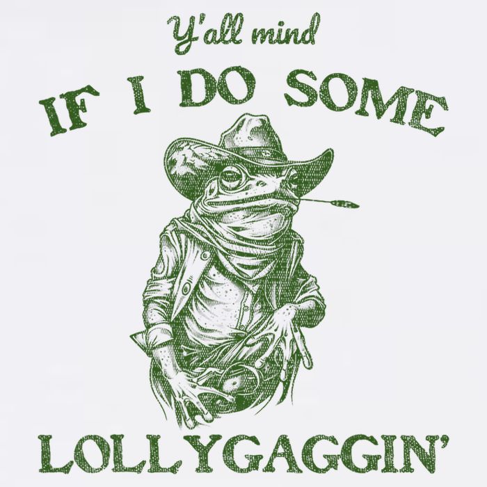 YAll Mind If I Do Some Lollygagging Funny Cowboy Frog Performance Shirt