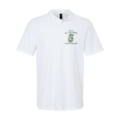 YAll Mind If I Do Some Lollygagging Funny Cowboy Frog Polo