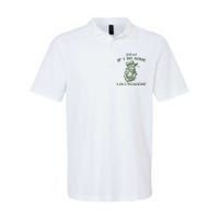 YAll Mind If I Do Some Lollygagging Funny Cowboy Frog Softstyle Adult Sport Polo