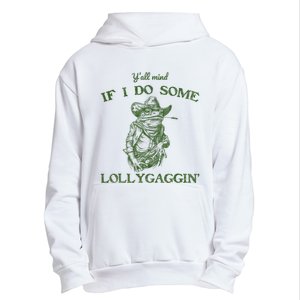 YAll Mind If I Do Some Lollygagging Funny Cowboy Frog Urban Pullover Hoodie