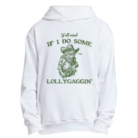 YAll Mind If I Do Some Lollygagging Funny Cowboy Frog Urban Pullover Hoodie