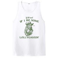 YAll Mind If I Do Some Lollygagging Funny Cowboy Frog PosiCharge Competitor Tank