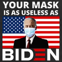 Your Mask Is As Useless As Biden Funny Adult Drive Performance Visor