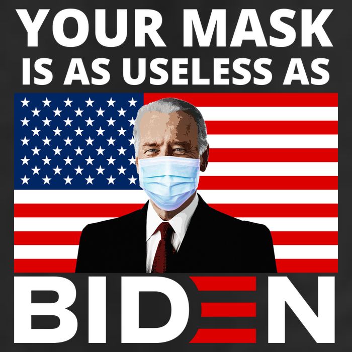 Your Mask Is As Useless As Biden Funny Adult Drive Performance Visor