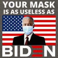 Your Mask Is As Useless As Biden Funny Cotton Canvas Backpack