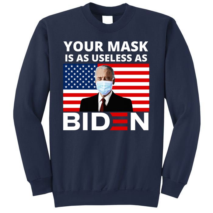 Your Mask Is As Useless As Biden Funny Sweatshirt