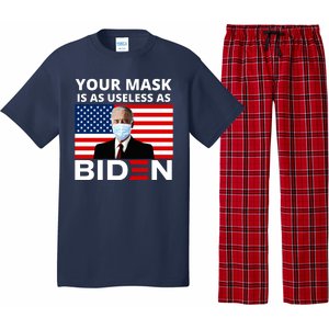 Your Mask Is As Useless As Biden Funny Pajama Set