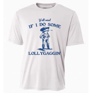 Yall Mind If I Do Some Lollygagging Cowboy Frog Cooling Performance Crew T-Shirt