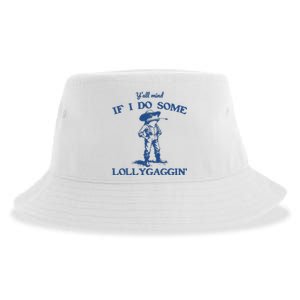 Yall Mind If I Do Some Lollygagging Cowboy Frog Sustainable Bucket Hat